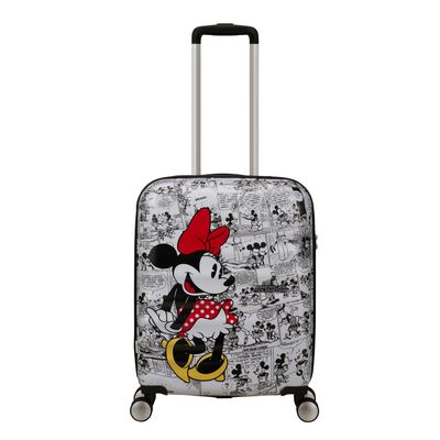 American Tourister Wavebreaker Disney Spinner 55/20 TSA minnie comics white
