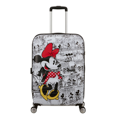 American Tourister Wavebreaker Disney Spinner 67/24 TSA minnie comics white