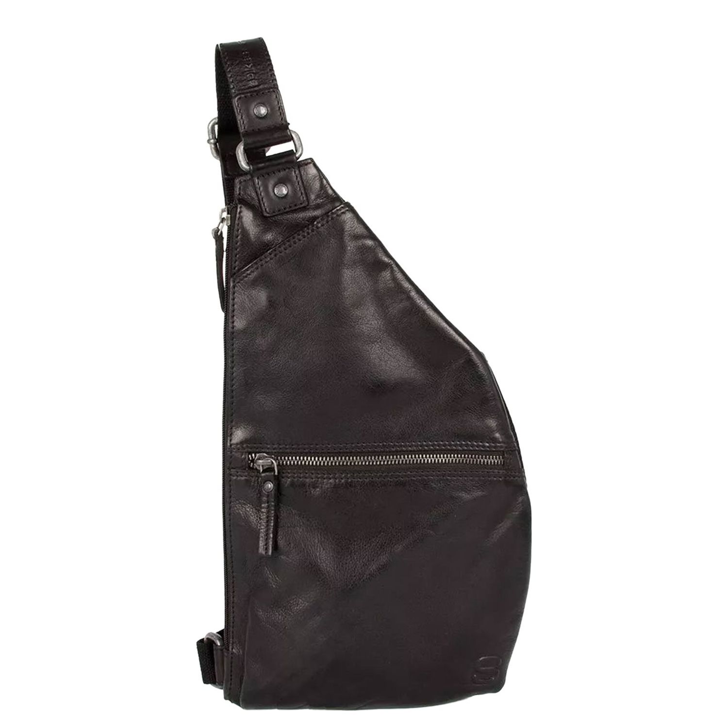 Spikes & Sparrow schoudertas zwart