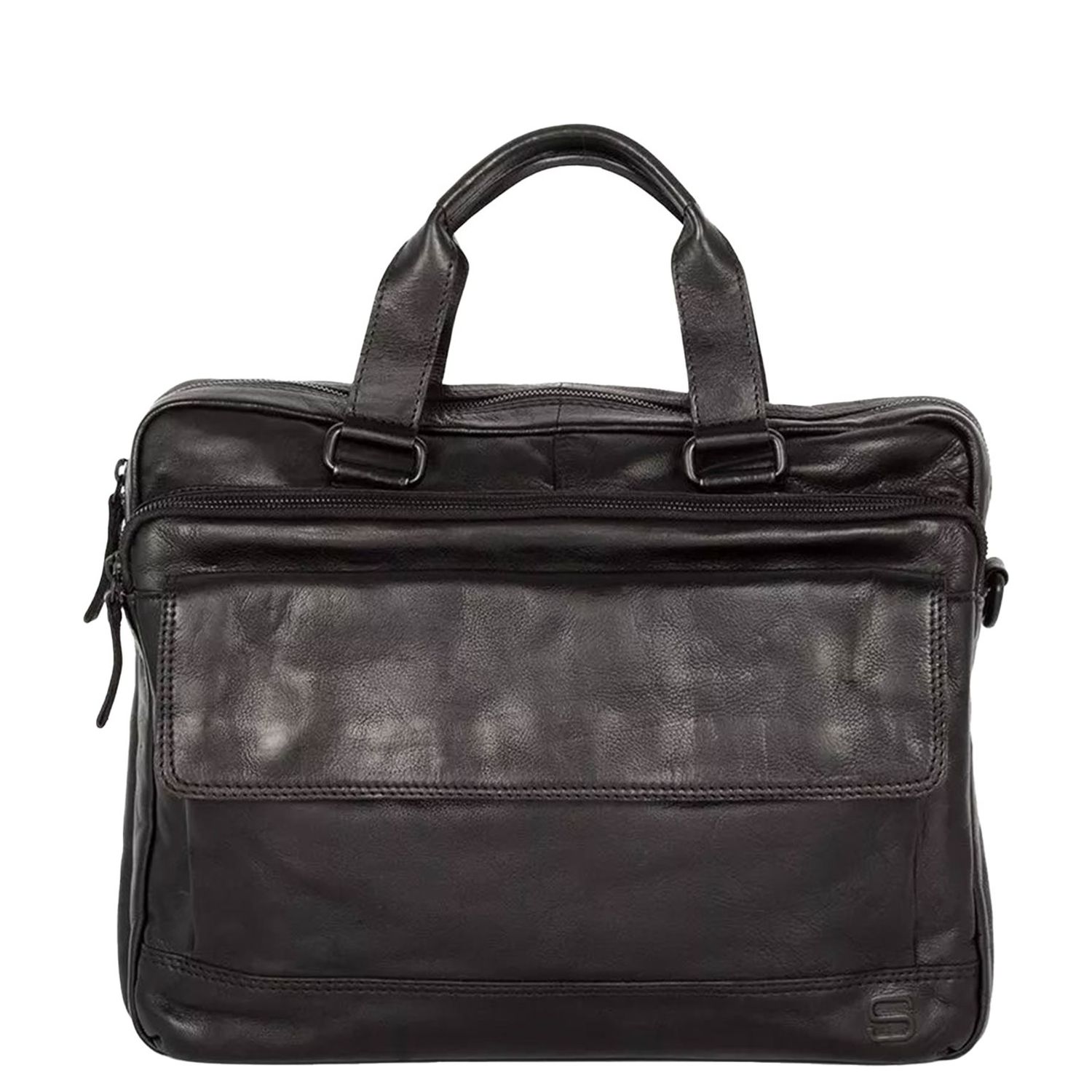 Spikes & Sparrow schoudertas zwart