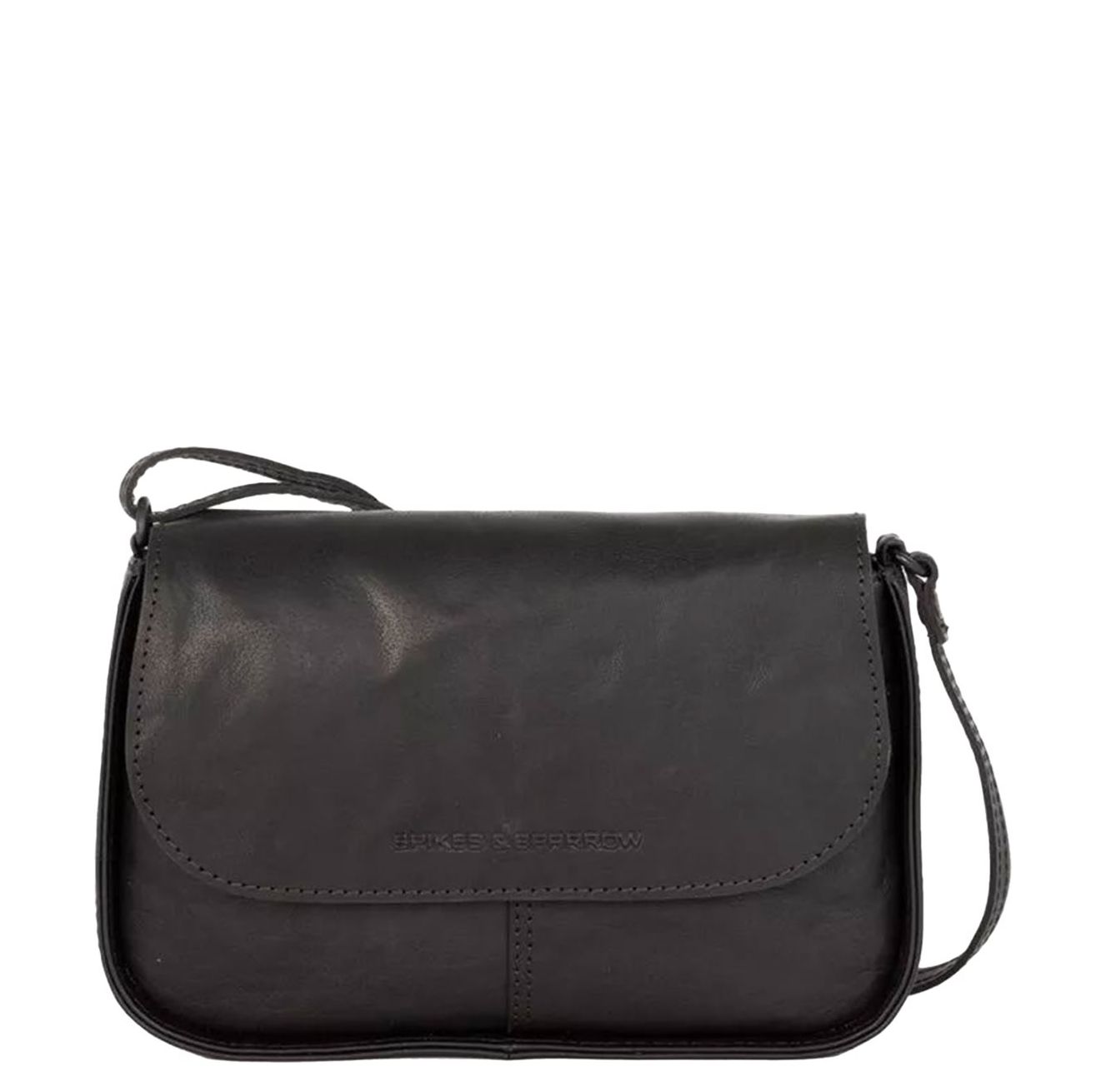 Spikes & Sparrow schoudertas zwart
