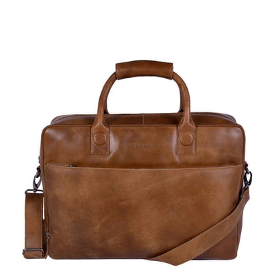 DSTRCT Fletcher Street Workingbag 17" cognac2