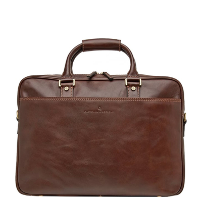 Castelijn & Beerens Verona Business Laptoptas 15.6" mokka