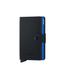 Secrid Miniwallet Portemonnee Matte black & blue