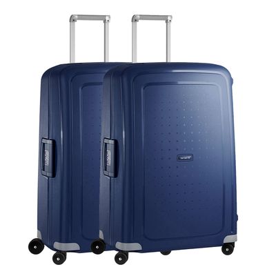 Samsonite S'Cure Spinner 75 Set van 2 dark blue