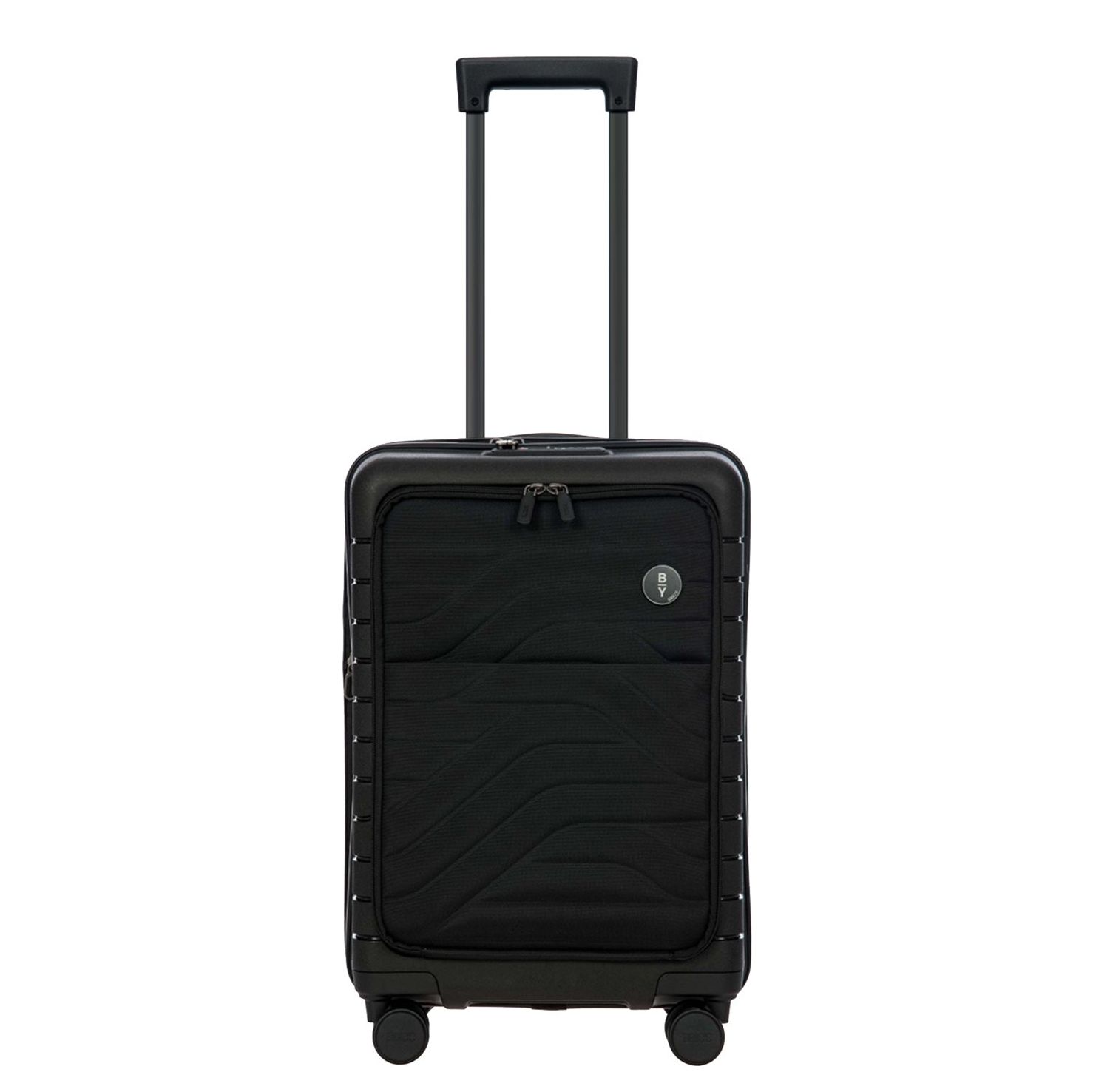 Bric&apos;s Ulisse Cabin Trolley 55 Expandable Pocket black hardcase koffer