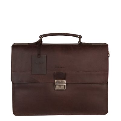 Burkely Vintage Dean Briefcase brown