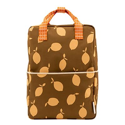 Sticky Lemon Backpack Large Farmhouse Special Edition lemons soil green