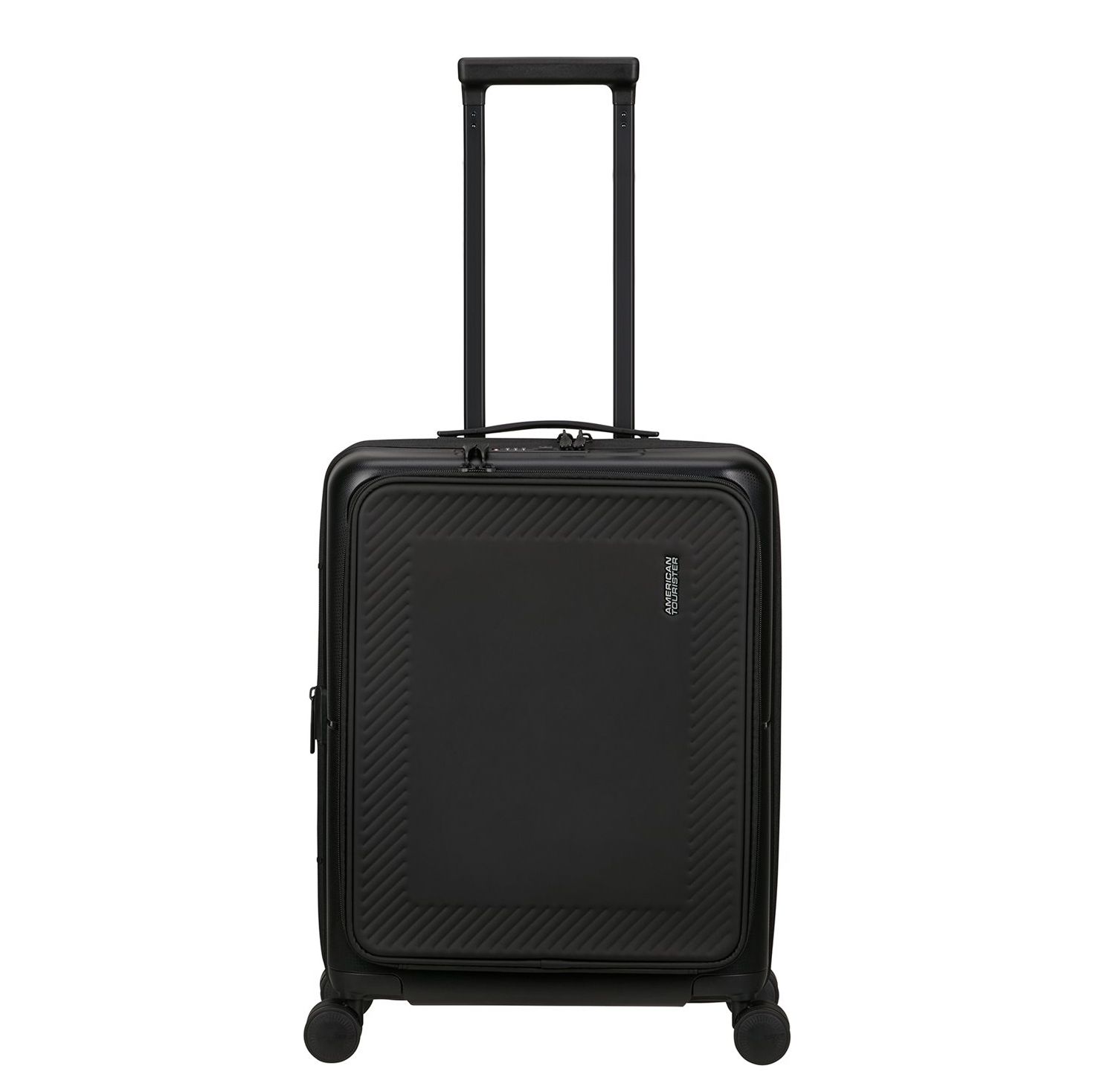 American Tourister Dashpop Spinner 55 Expandable Frontloader True Black