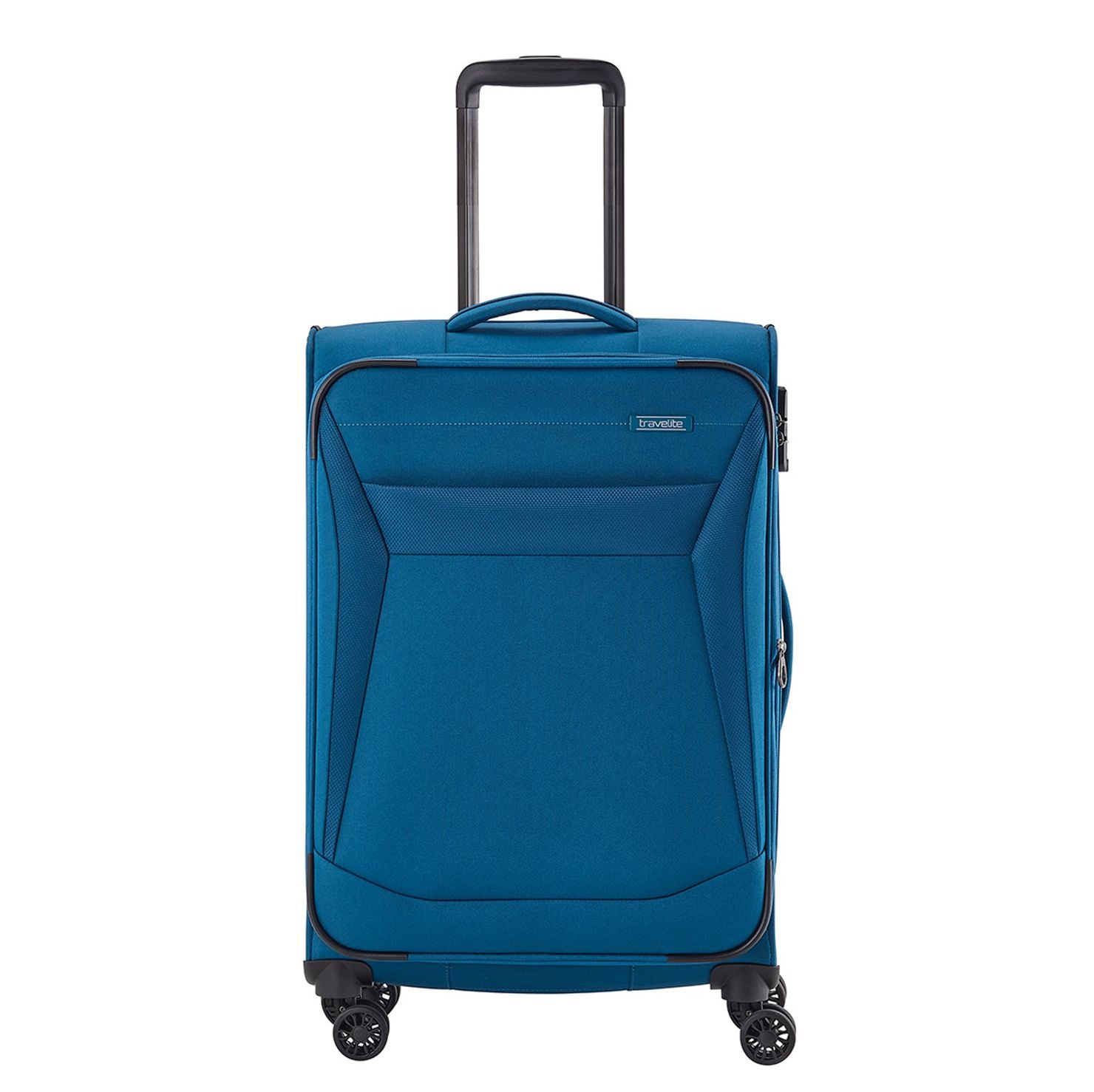Travelite Chios 4 Wheel Trolley M 67 cm Expandable Petrol