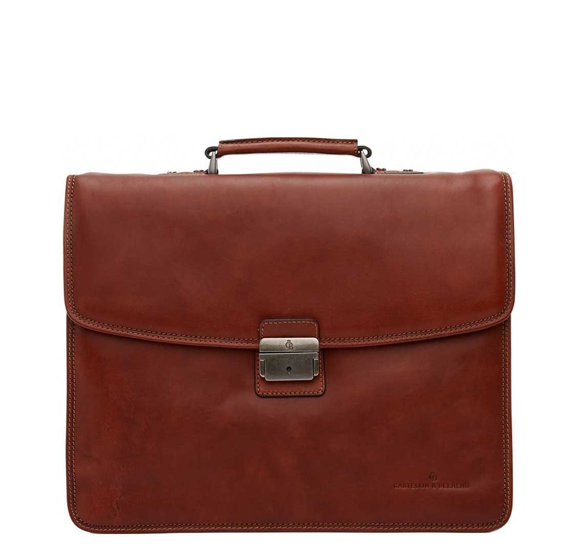Castelijn & Beerens Verona laptoptas bruin
