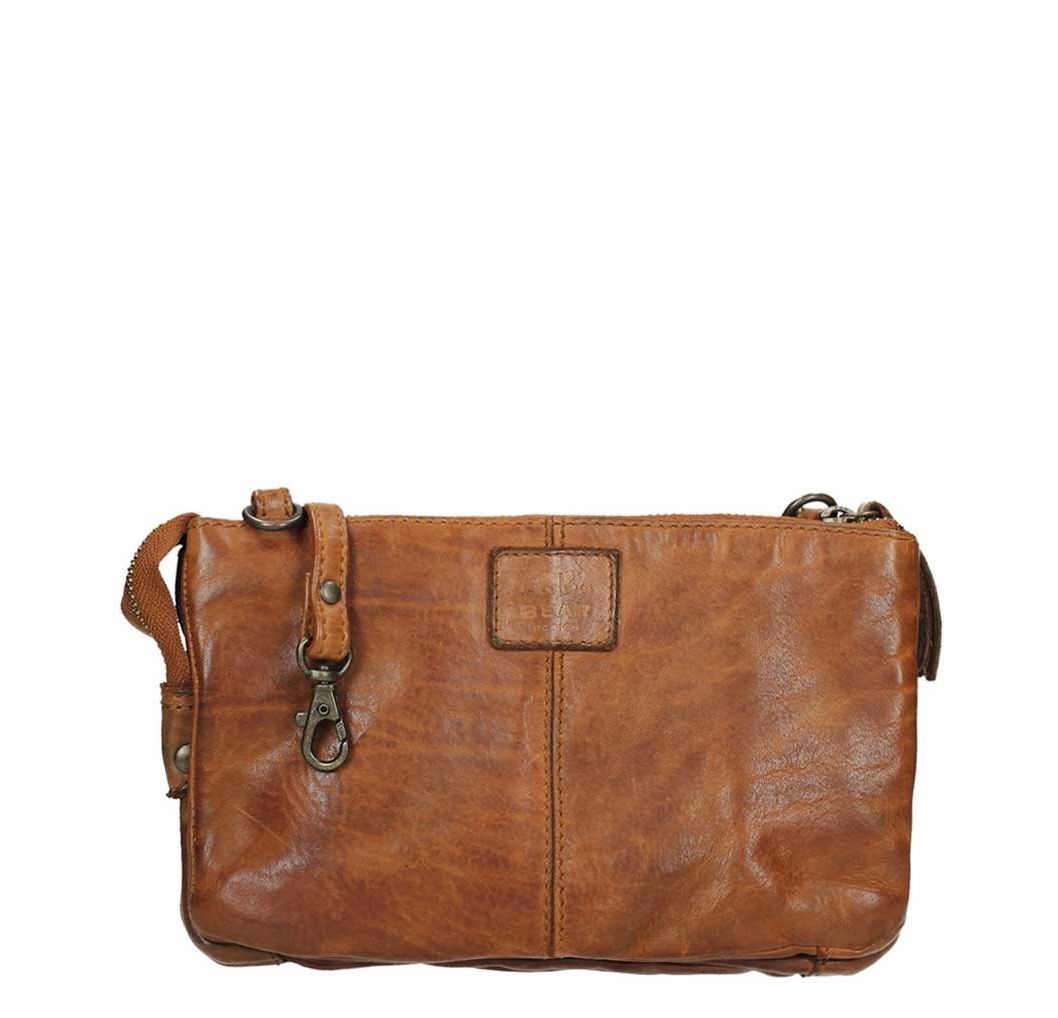 Bear Design Cow Lavato clutch bruin