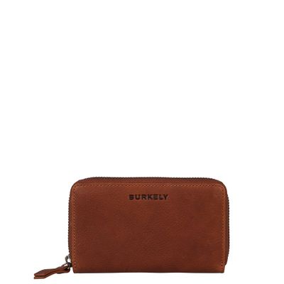 Burkely Antique Avery Wallet M Back Zipper cognac