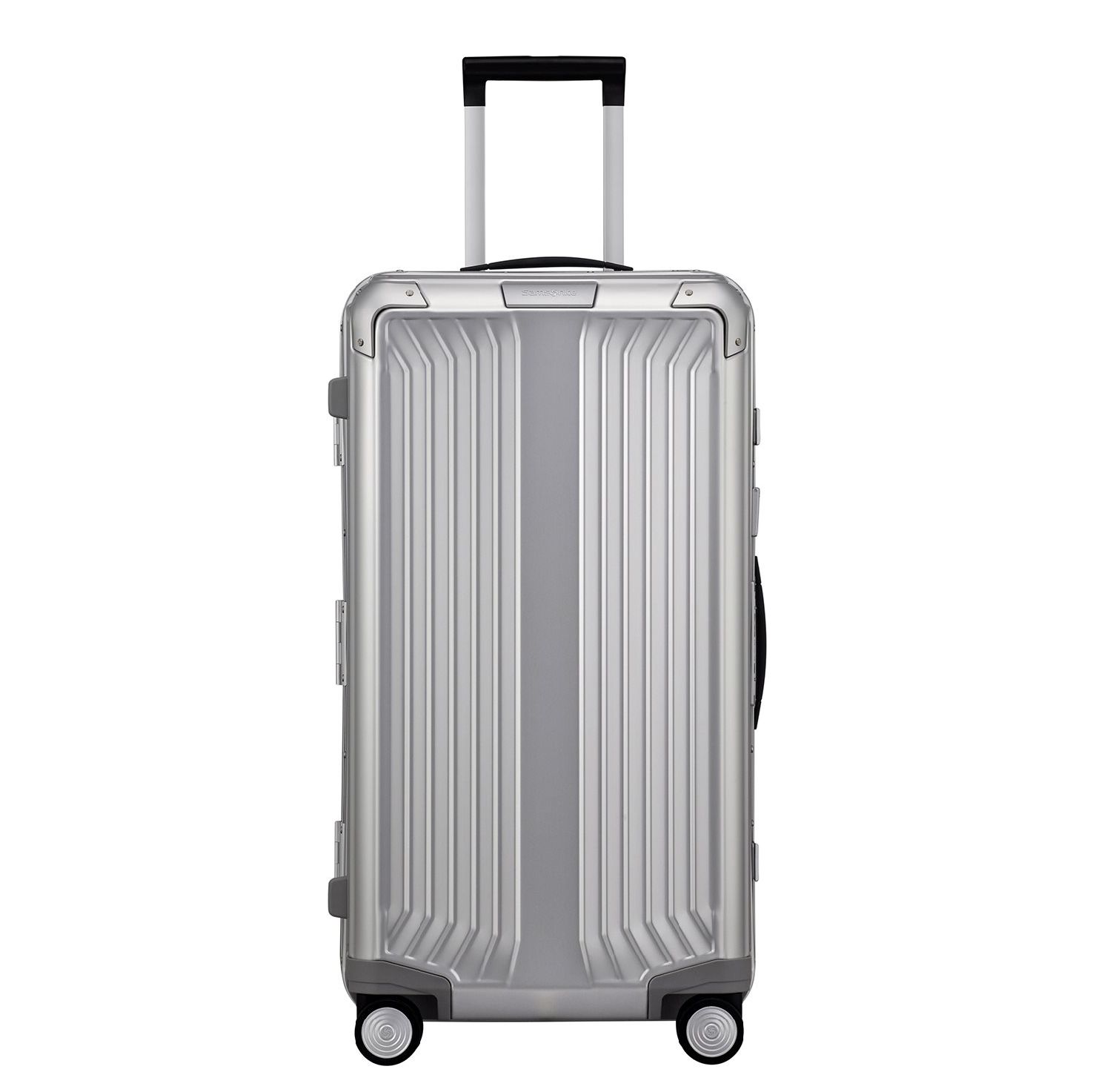 Samsonite trolley Lite-Box Alu 74 cm. zilverkleurig