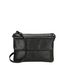 Hide & Stitches Porto Crossbody Tas zwart