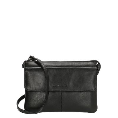 Hide & Stitches Porto Crossbody Tas zwart