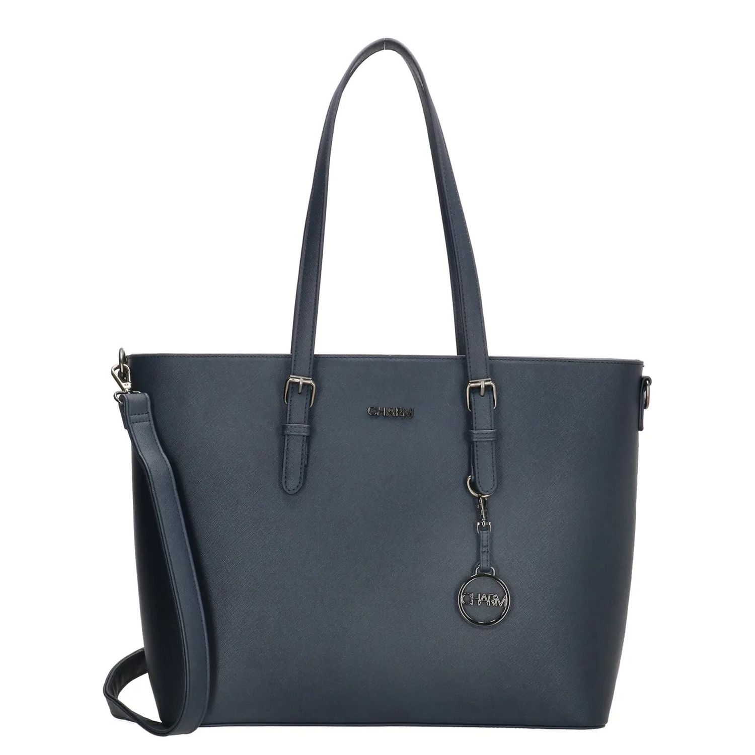 Charm London Birmingham shopper blauw
