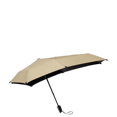 Senz Mini Automatic Foldable Storm Umbrella champagne brown