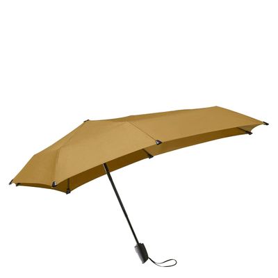 Senz Mini Automatic Foldable Storm Umbrella golden palm