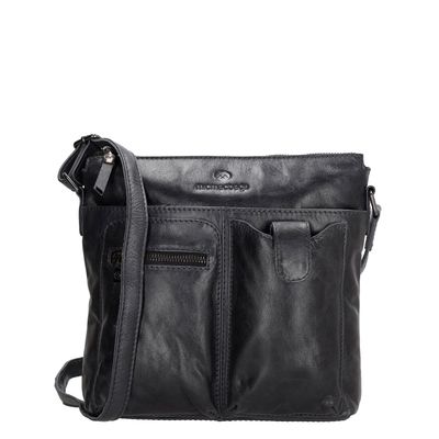 Hide & Stitches Porto Schoudertas donker navy