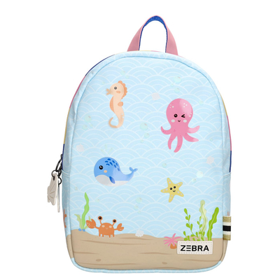 Zebra Trends Kids Backpack lightblue