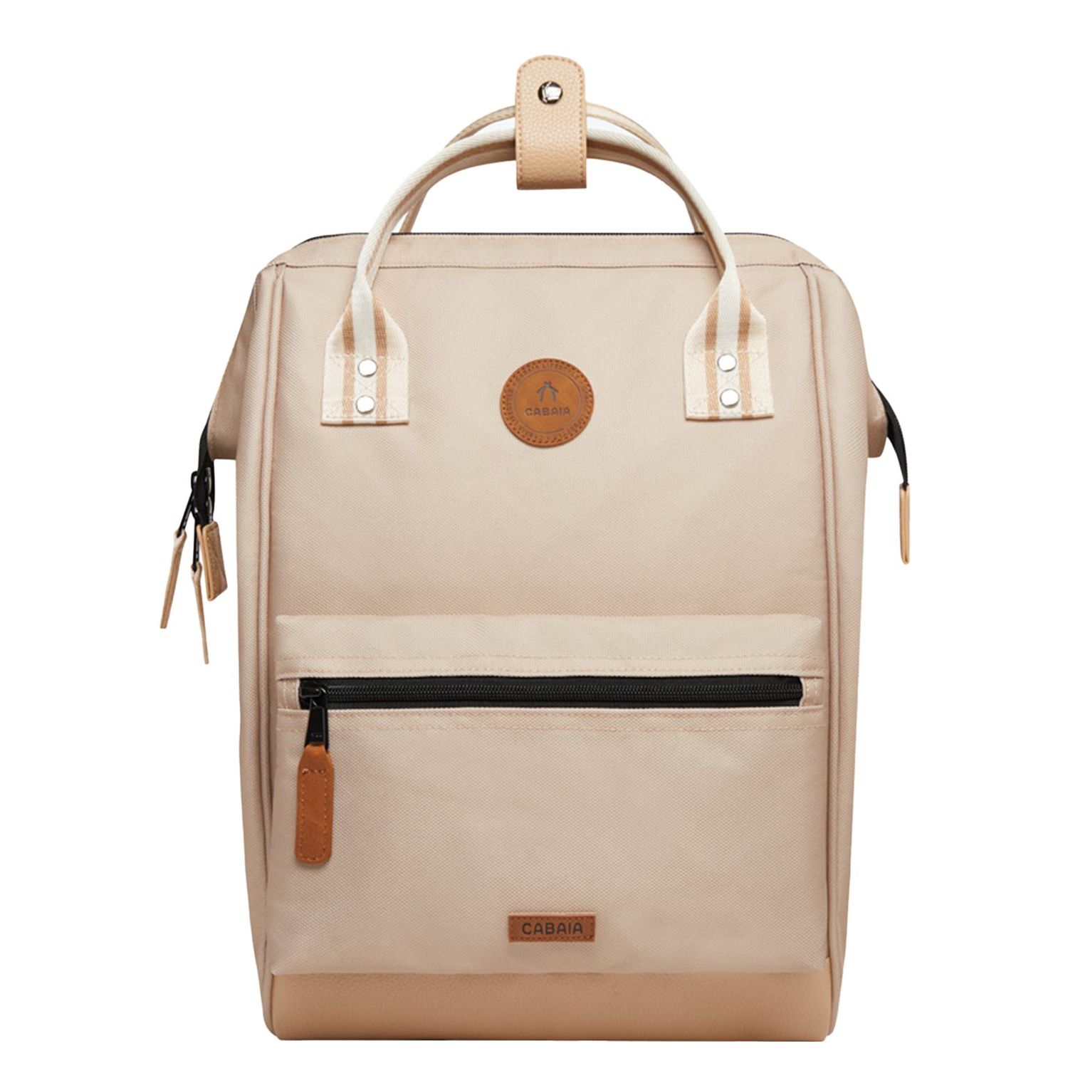 Cabaia Adventurer Laptop Rugzakken bruin en beige