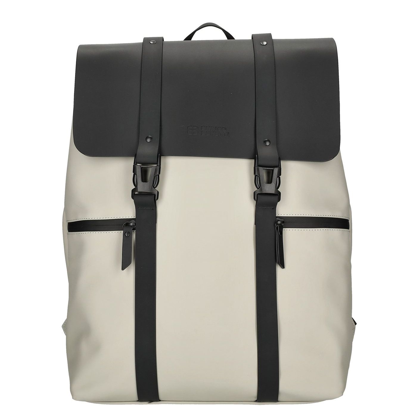 Enrico Benetti Laptop Rugzakken grijs en taupe