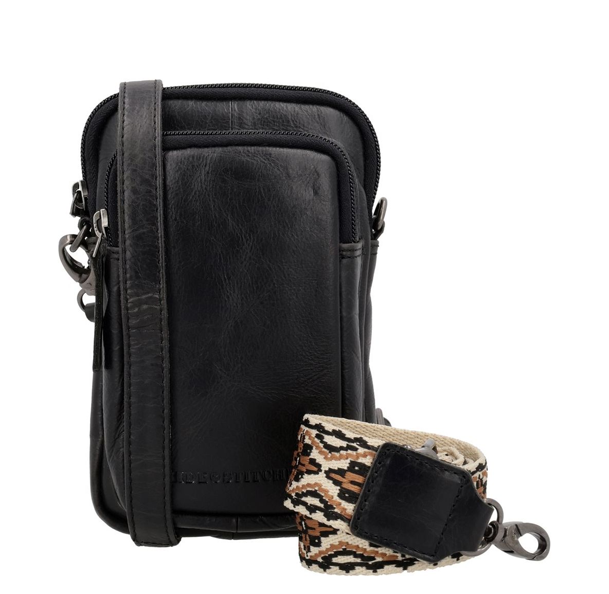 Hide Stitches Telefoontasjes zwart