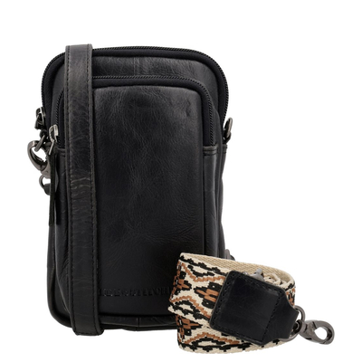 Hide & Stitches Next Navajo Phonebag black