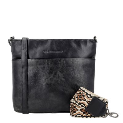 Hide & Stitches Next Navajo Shoulderbag 22355 black
