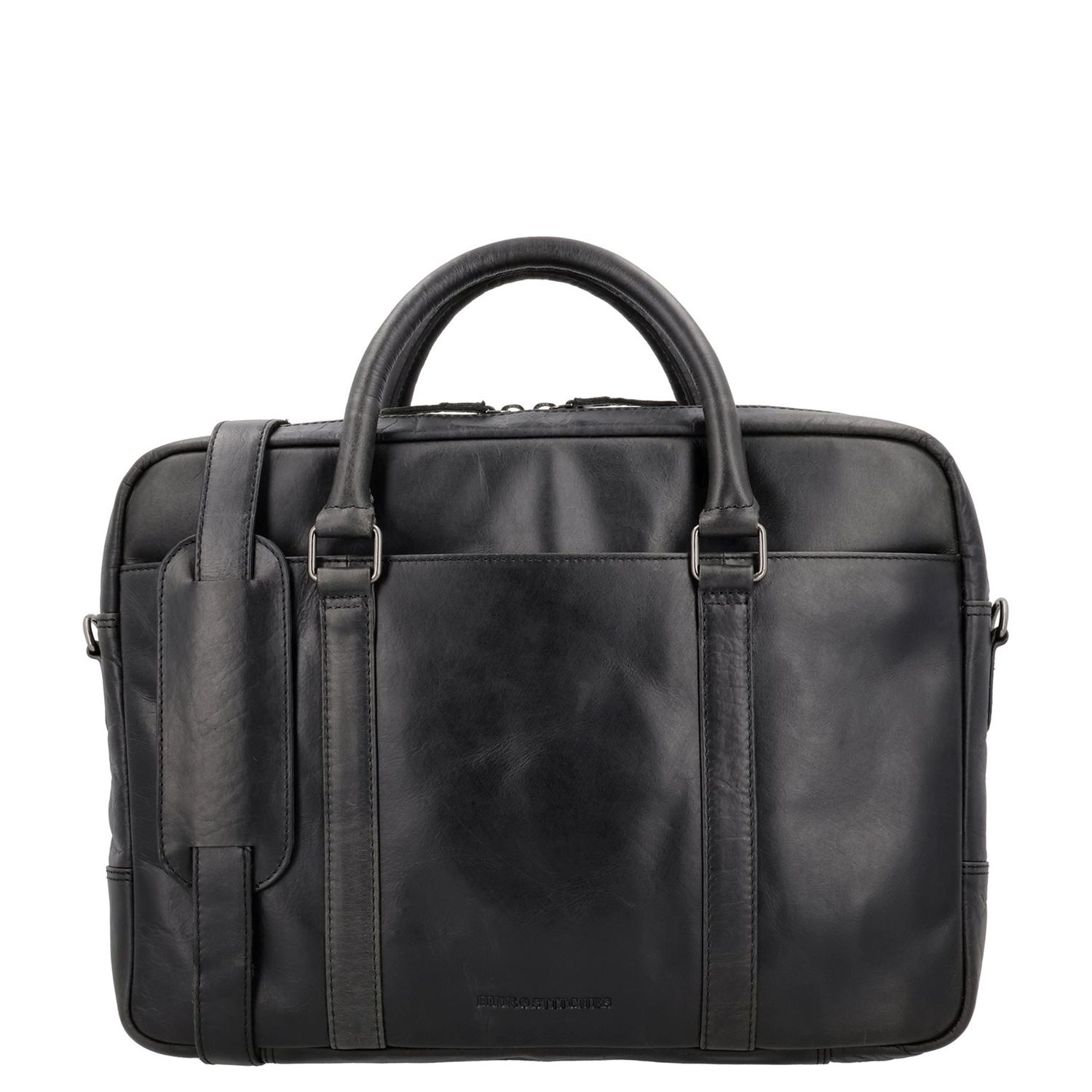 Hide Stitches schoudertas zwart