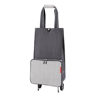 Reisenthel Shopping Foldable Trolley herringbone grey