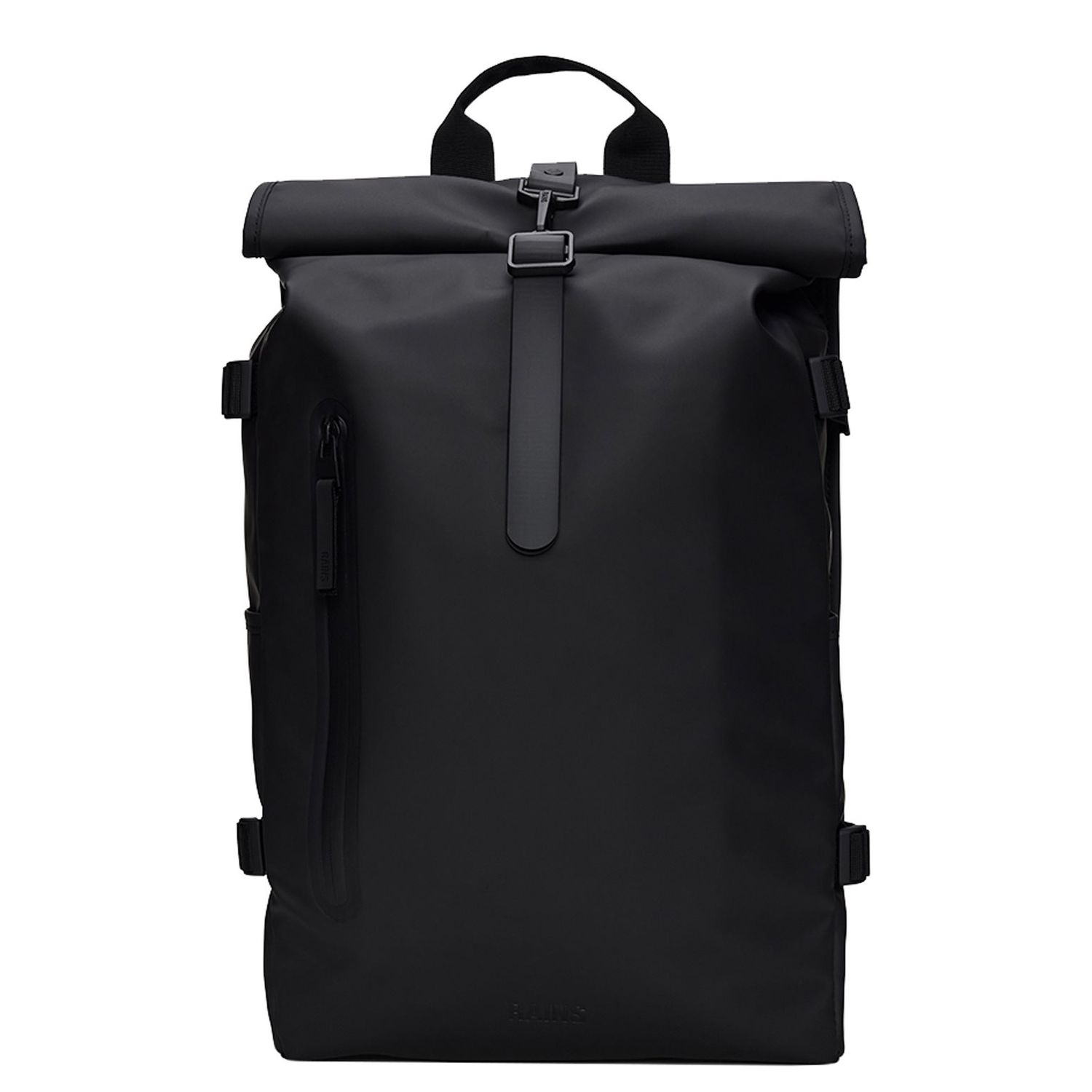 Rains Rolltop Rucksack rugzak zwart