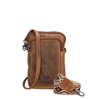 Hide & Stitches Next Navajo Phonebag brown