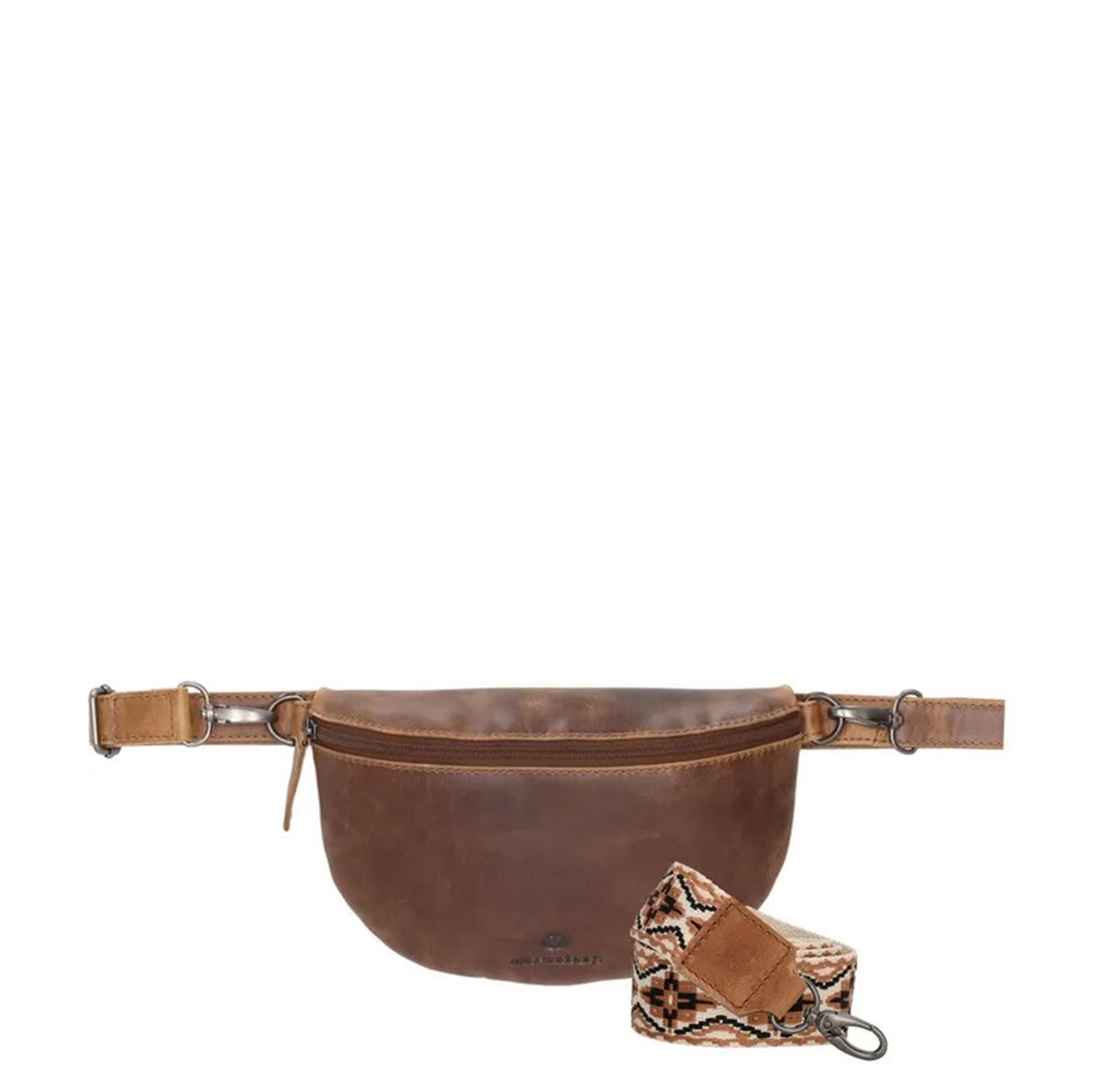 Hide Stitches crossbodytas bruin