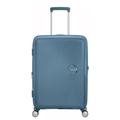 American Tourister Soundbox Spinner 67 Expandable stone blue