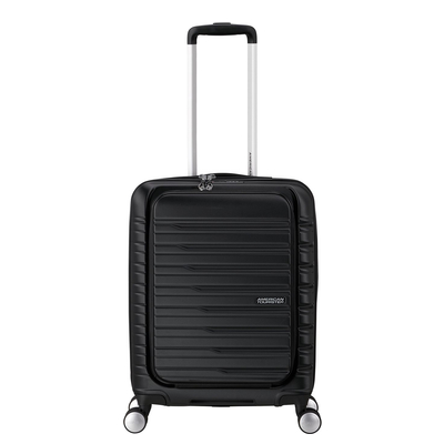 American Tourister Flashline Spin. 55/20 Frontloader Cabin Trolley shadow black