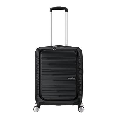 American Tourister Flashline Spin. 55/20 Frontloader Cabin Trolley shadow black