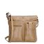 Hide & Stitches Porto Schoudertas taupe
