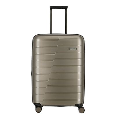 Travelite Air Base 4 Wiel Trolley M Expandable champagne metallic