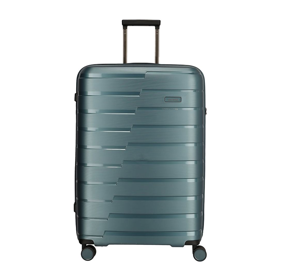 Travelite Air Base 4 Wiel Trolley L Ice Blue Metallic