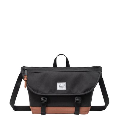 Herschel Supply Co. Cove Small Messenger black/saddle brown