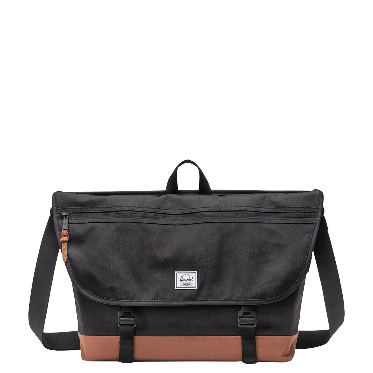 Herschel messenger bag bruin, zwart en multicolor