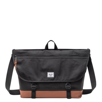 Herschel Supply Co. Cove Messenger black/saddle brown