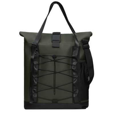 Rains Trail Rolltop Tote Bag green
