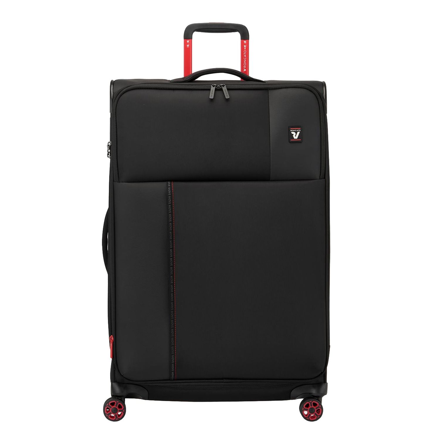Roncato Move Soft Large Trolley Expandable 77 cm Smoke Black