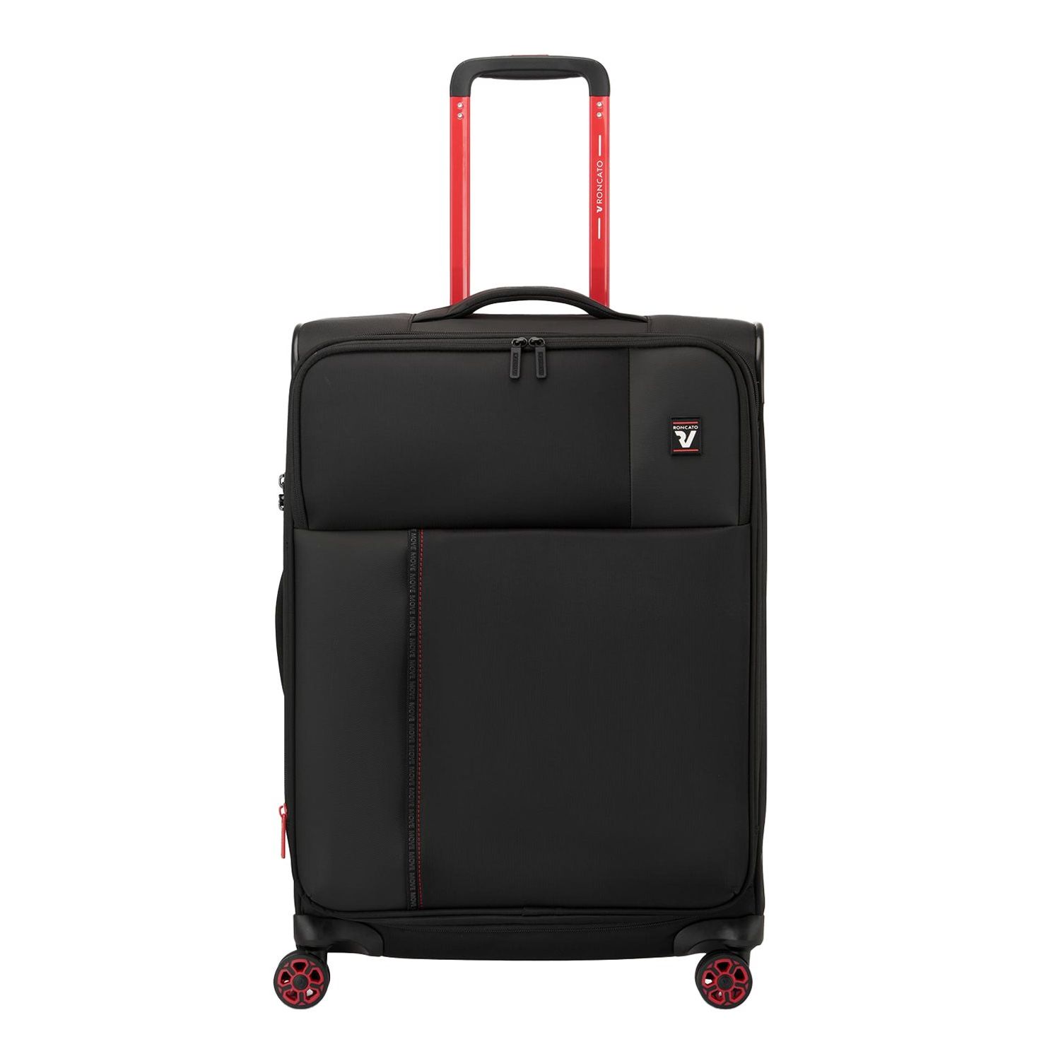 Roncato Move Soft Medium Trolley Expandable 64 cm Smoke Black