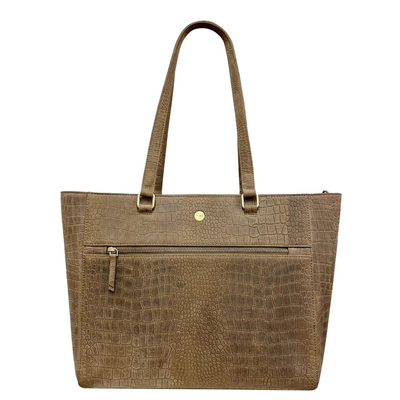 MÔSZ Viona Croco Laptopbag 15.6" taupe