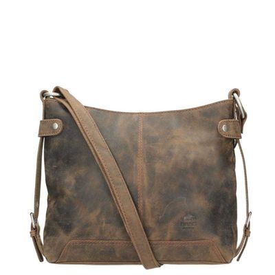 Bear Design Dark Nature Schoudertas brown