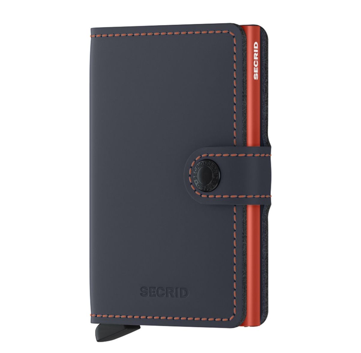 Secrid Mini Wallet portemonnee oranje en blauw